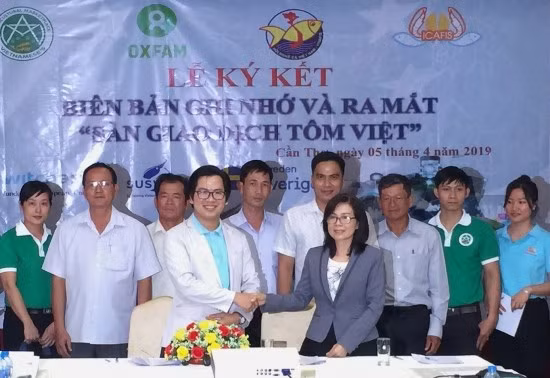 Presentan en Vietnam primer salón de transacciones de camarones ảnh 1 Presentan en Vietnam primer salón de transacciones de camarones ảnh 1