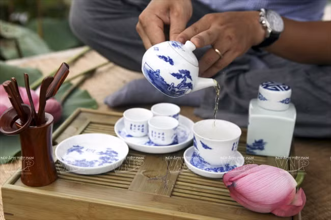 El deleite de los hanoyenses de beber té ảnh 1