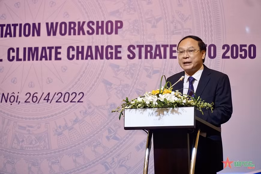 Debaten en Vietnam borrador de Estrategia Nacional de Cambio Climático hasta 2050 ảnh 2