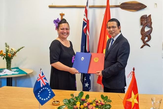  Vietnam y las Islas Cook establecen relaciones diplomáticas ảnh 1