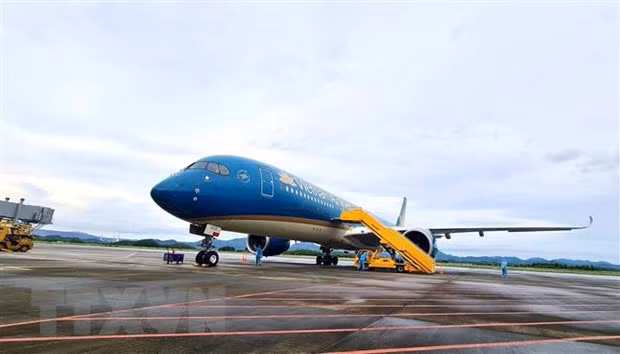 Aeropuerto internacional de Van Don permite entrada y salida de extranjeros con visas electrónicas ảnh 1
