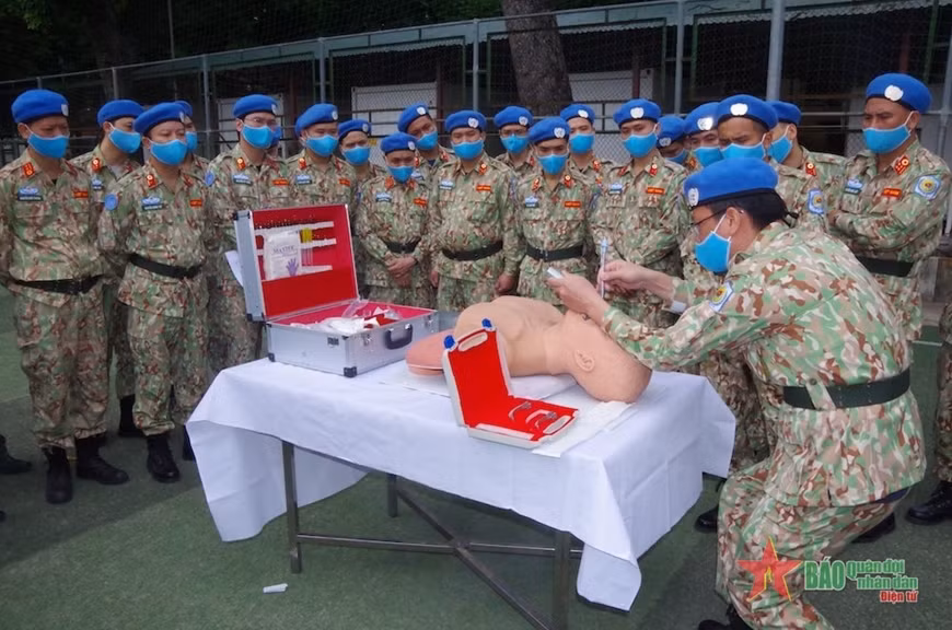 Partirá otro hospital de campaña de Vietnam a Sudán del Sur ảnh 1