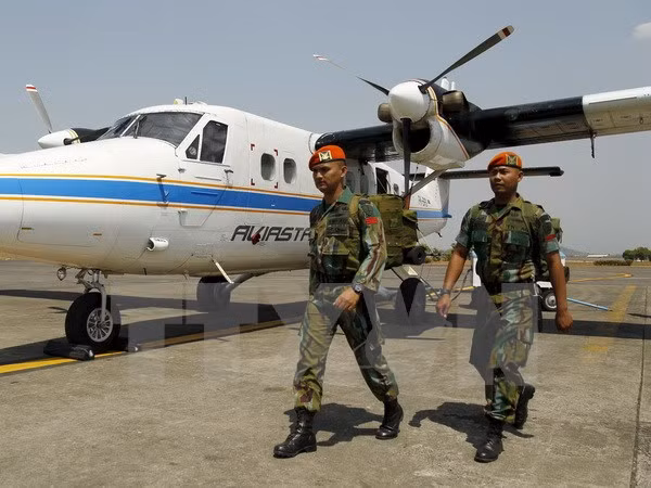  Moviliza Indonesia gran fuerza para rastreo de avión desaparecido ảnh 1