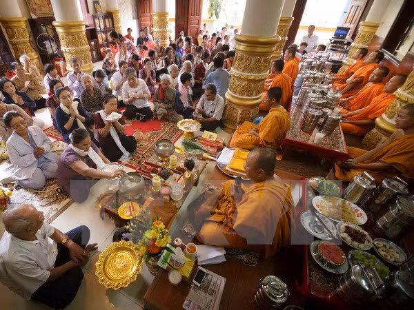 Celebran fiesta Khmer de Sene Dolta ảnh 1