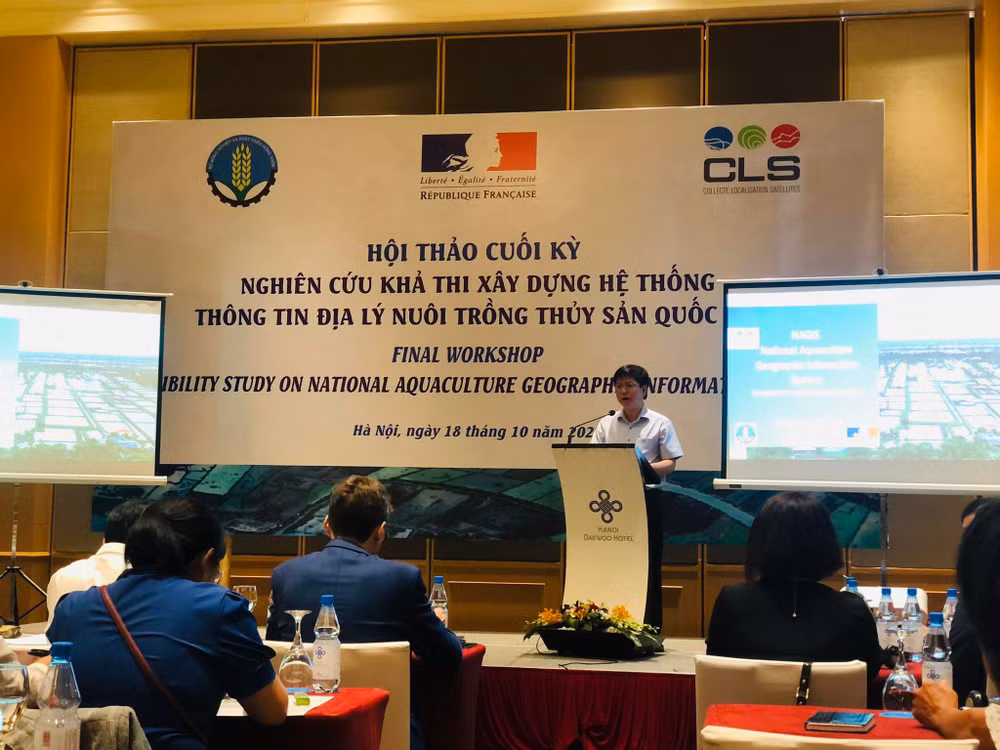 Francia apoya a Vietnam en construcción de sistema nacional de información geográfica acuícola ảnh 1