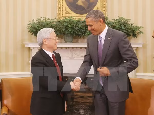 Señalan fruto de visita a EE.UU. del líder partidista vietnamita ảnh 1
