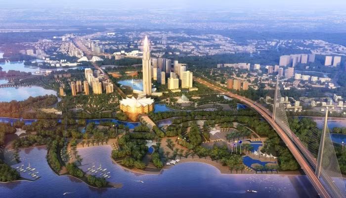 Buscan acelerar construcción de ciudad inteligente en norte de Hanoi ảnh 1