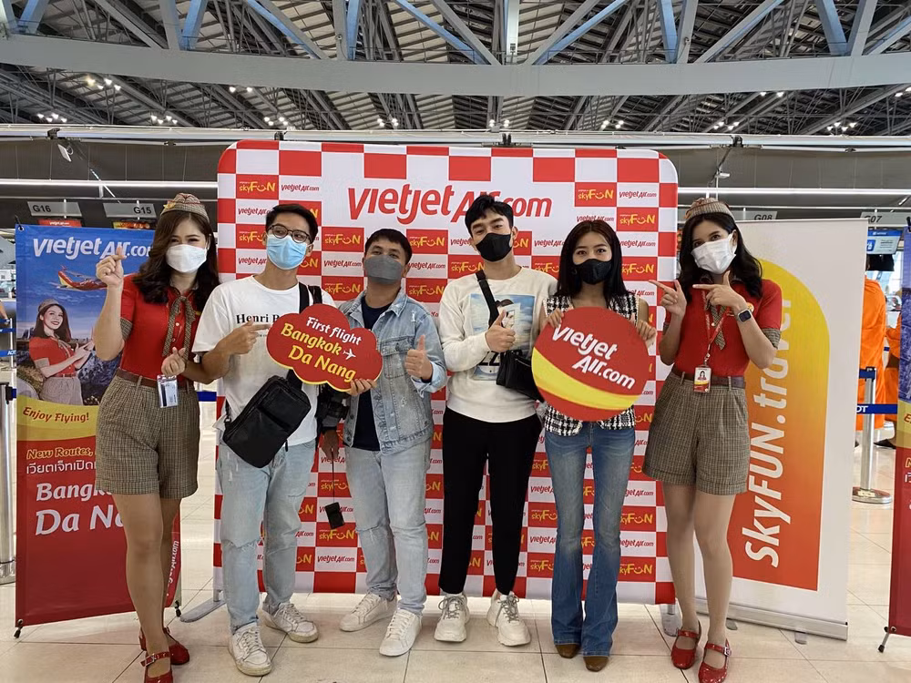 Vietjet restaura ruta aérea entre la ciudad vietnamita de Da Nang y Tailandia ảnh 2