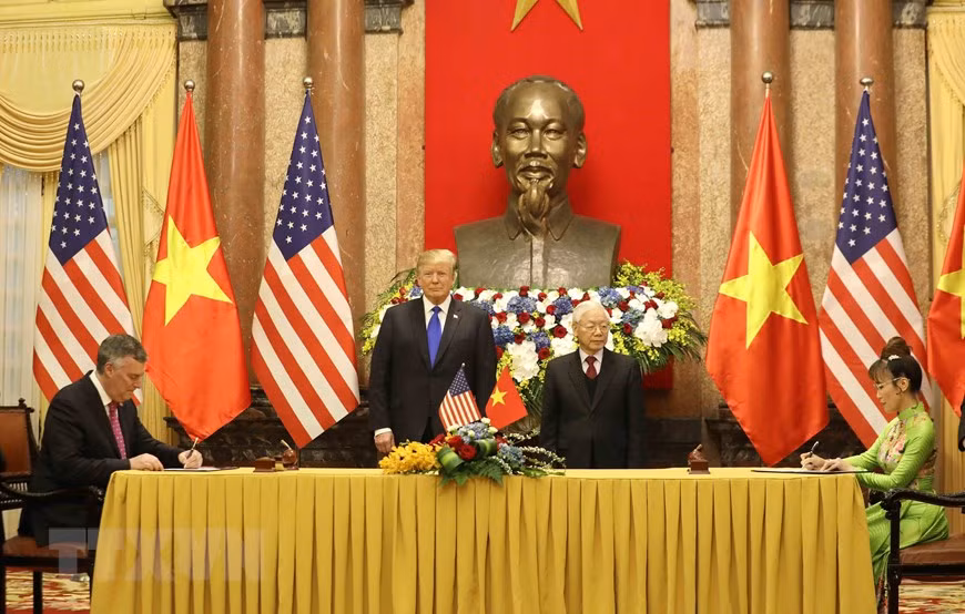 Firman acuerdos multimillonarios aerolíneas vietnamitas y compañías estadounidenses ảnh 1