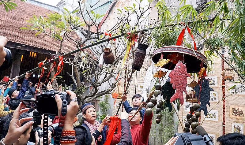 Presentan en Hanoi rasgos tradicionales del Tet vietnamita ảnh 1