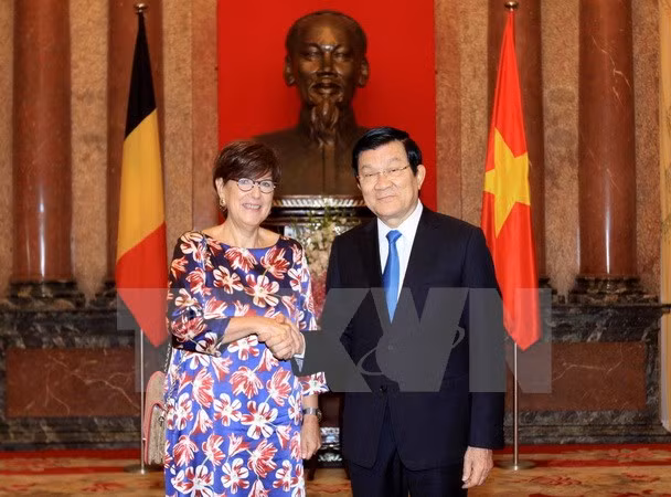 Presidente vietnamita recibe a nuevos embajadores ảnh 1