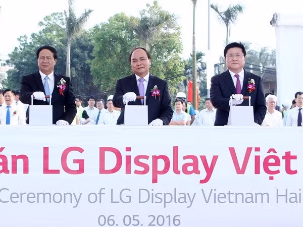 Arranca en ciudad vietnamita construcción de fábrica de pantallas OLED de LG ảnh 1 Arranca en ciudad vietnamita construcción de fábrica de pantallas OLED de LG ảnh 1
