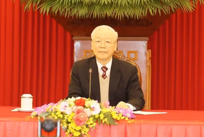 Líderes partidistas de Vietnam y Japón celebran reunión virtual de alto nivel ảnh 1 Líderes partidistas de Vietnam y Japón celebran reunión virtual de alto nivel ảnh 1