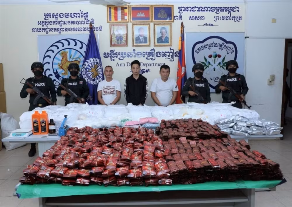 Más de nueve mil arrestados en Camboya por narcotráfico ảnh 1