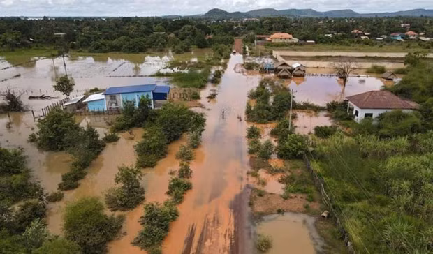 Camboya alerta de riesgo de inundaciones en próxima semana ảnh 1