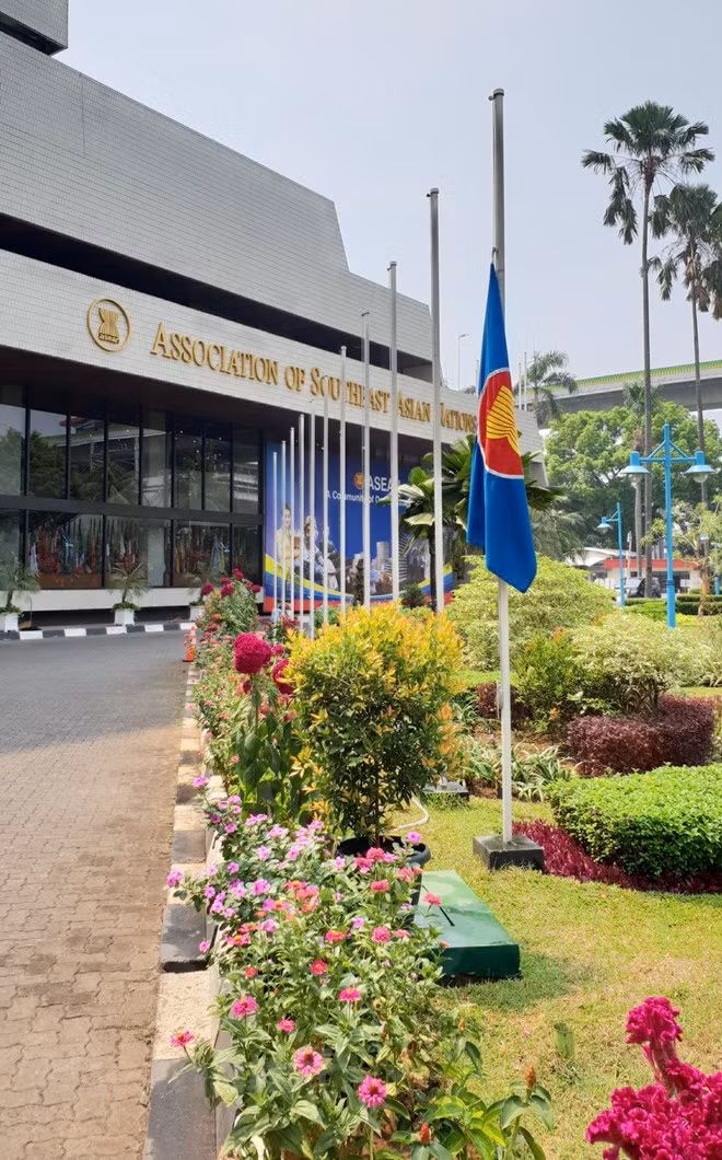 Embajadas de Vietnam en países sudesteasiáticos rinden homenaje póstumo a presidente Tran Dai Quang ảnh 4