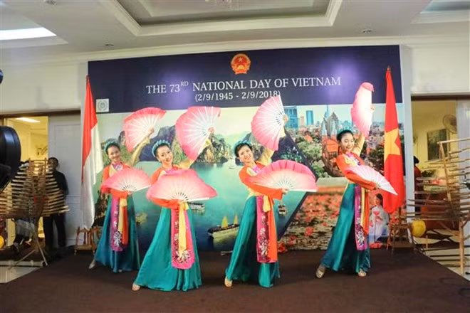 Vietnamitas en Indonesia celebran Día Nacional ảnh 1