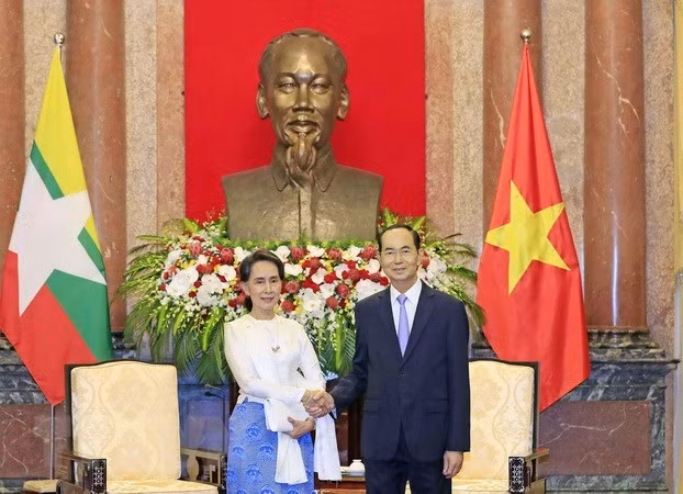 Vietnam atesora la amistad tradicional con Myanmar, afirma presidente ảnh 1