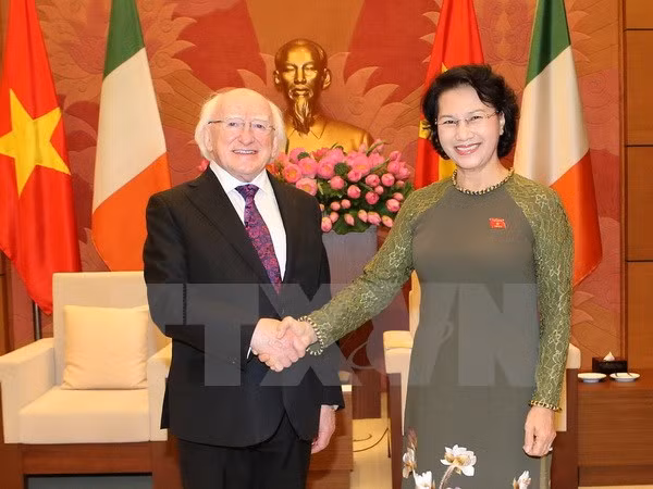Presidenta parlamentaria pide a Irlanda mantener AOD a Vietnam ảnh 1