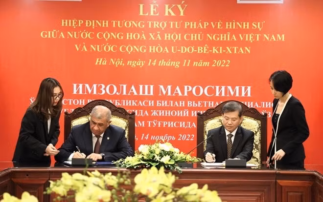 Ratifican acuerdo de asistencia judicial en materia penal entre Vietnam y Uzbekistán ảnh 1