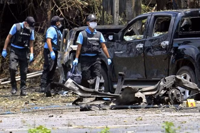 Ataque de bomba en sur de Tailandia provoca dos heridos ảnh 1