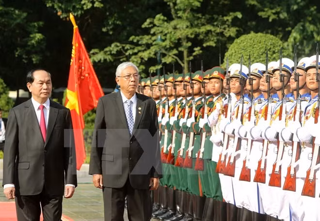 Vietnam y Myanmar robustecen lazos políticos y diplomáticos ảnh 1
