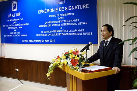 Archivos de Vietnam y Francia intensifican cooperación ảnh 1 Archivos de Vietnam y Francia intensifican cooperación ảnh 1