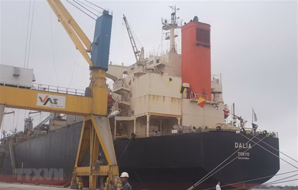 Aumenta volumen de carga a través de puertos marítimos de Vinalines ảnh 1