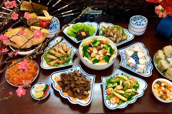Ofrenda del Tet en el norte de Vietnam representa cultura tradicional ảnh 1