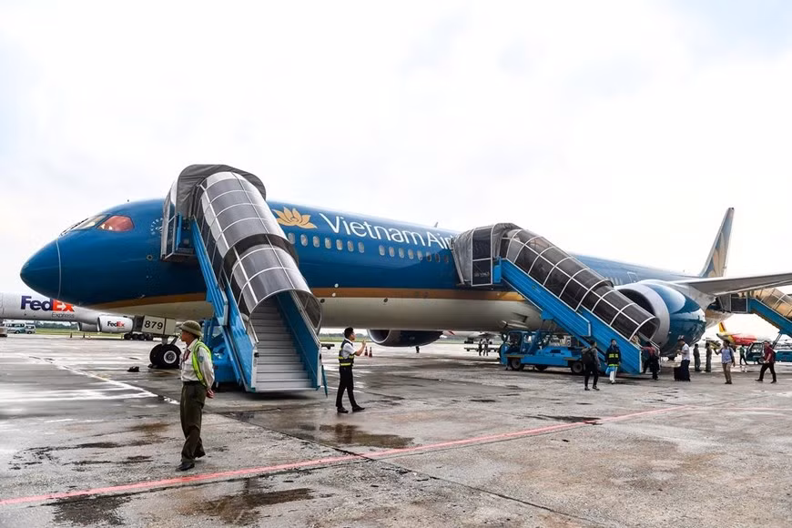 Conquistará el cielo nuevo avión Boeing 787-10 de Vietnam Airlines ảnh 2