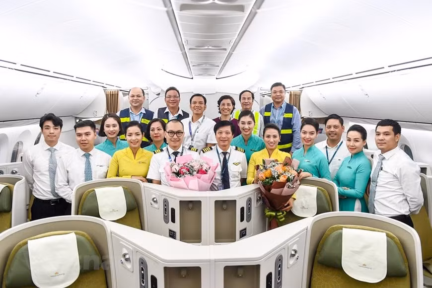Conquistará el cielo nuevo avión Boeing 787-10 de Vietnam Airlines ảnh 9