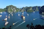 Un rincón de la bahía de Ha Long. (Fuente: VNA)
