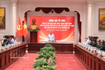 El secretario general del Partido Comunista y presidente de Vietnam, To Lam, habla en el evento. (Fuente: VNA)