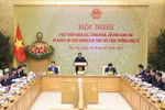 El primer ministro vietnamita, Pham Minh Chinh, habla en el evento. (Fuente: VNA)