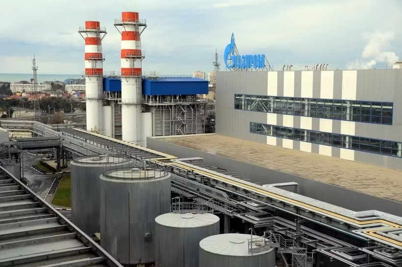 Una central termoeléctrica del gigante gasístico Gazprom en Sochi, Rusia. (Foto: AFP/VNA)