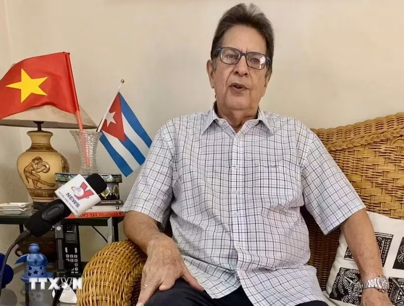 El exembajador de Cuba en Vietnam, Fredesmán Turró González (Fuente: VNA)