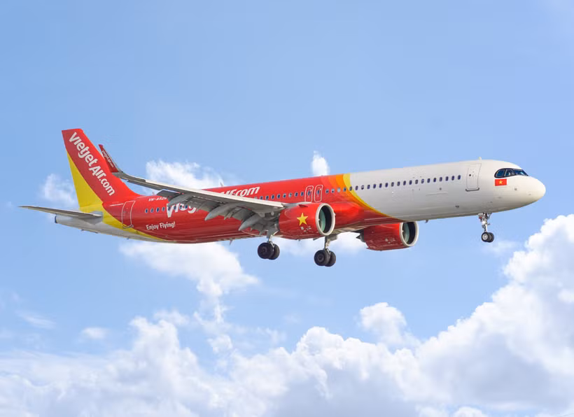 Avión de Vietjet (Foto: VNA)
