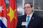 El ministro de Relaciones Exteriores de Cuba, Bruno Rodríguez Parrilla. (Fuente: VNA)