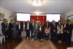Los participantes del Encuentro Empresarial Vietnam – Brasil. (Foto: VNA)