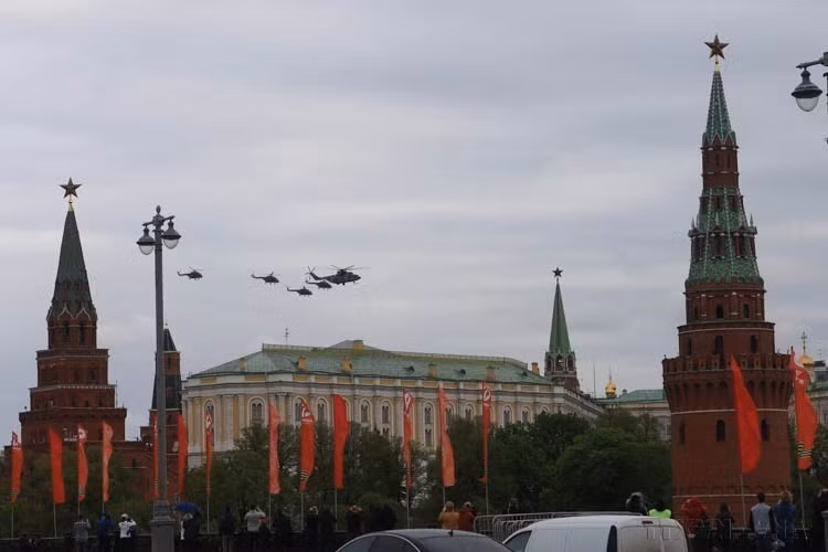 Rusia realizó un desfile aéreo para celebrar el 75 aniversario del Día de la Victoria sobre el fascismo (9 de mayo de 1945 - 9 de mayo de 2020). Foto: VNA
