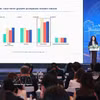 Tina Khan, economista jefe para Vietnam, Camboya y Laos del Banco Mundial, habla en la cita (Fuente: VNA)
