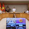 El viceprimer ministro vietnamita Nguyen Van Thang habla en la cita (Fuente: VNA)