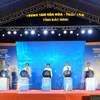 Los delegados realizan la ceremonia de apertura de la Feria Comercial de la Región Norte de 2026. Foto: VNA