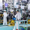 La producción industrial continúa siendo uno de los principales motores de la aceleración económica en los últimos meses del año. Foto: VNA