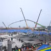 Obra de construcción del proyecto del Aeropuerto Internacional de Gia Binh. Foto: VNA