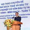 El director del Departamento de Impuestos, Mai Xuan Thanh, habla en la cita (Fuente: VNA)