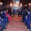 El líder vietnamita To Lam recibe a Gwynne Shotwell, presidenta y directora ejecutiva de SpaceX. Foto: VNA