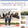 La página cambodianess.com publicó un artículo titulado "Camboya y Vietnam fortalecen sus relaciones a través de 6 acuerdos, reafirmando el objetivo comercial de 20 mil millones de dólares". Foto: VNA