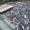 La autopista Phan Thiet - Dau Giay, en dirección a Phan Thiet, presenta tráfico denso y circulación lenta. (Foto: VNA)
