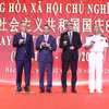 El embajador de Vietnam en China, Pham Thanh Binh, junto con representantes de ministerios y agencias chinas, brindaron para celebrar el 81.º aniversario del Día Nacional de Vietnam. Foto: VNA